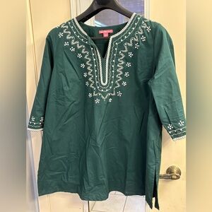 Woman Within Size 1X Embroidered Tunic